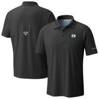 Boston Celtics Columbia Black Low Drag Offshore Polo