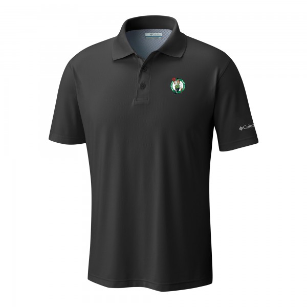 Boston Celtics Columbia Black Low Drag Offshore Polo