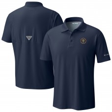 Denver Nuggets Columbia Navy Low Drag Offshore Polo