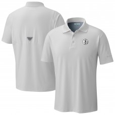 Поло Brooklyn Nets Columbia White Low Drag Offshore