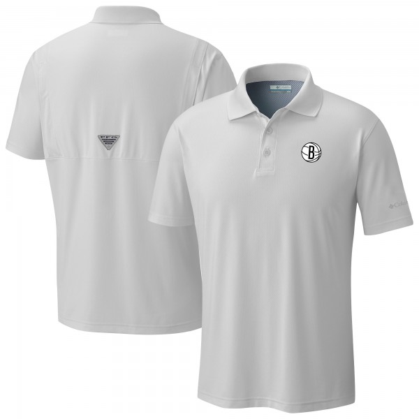 Поло Brooklyn Nets Columbia White Low Drag Offshore