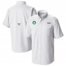 Boston Celtics Columbia White Omni-Wick Low Drag Offshore Button-Up Shirt