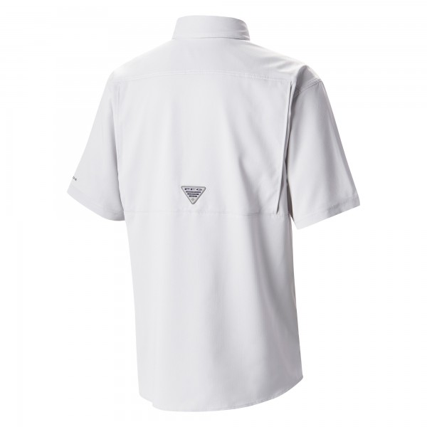 Toronto Raptors Columbia White Omni-Wick Low Drag Offshore Button-Up Shirt