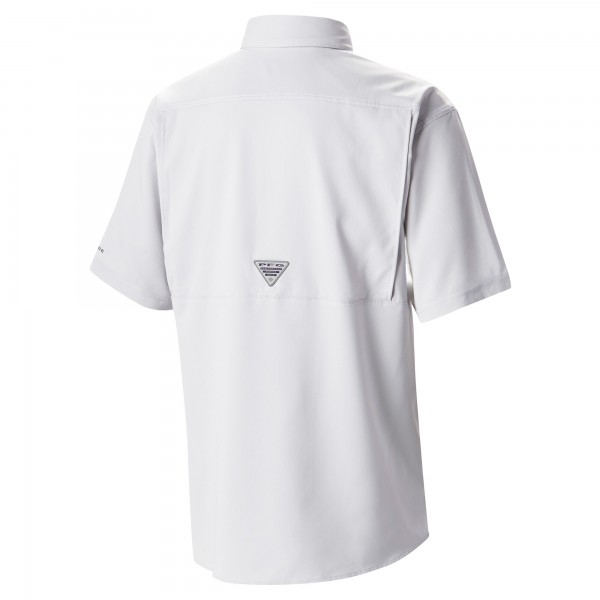 Рубашка с коротким рукавом Atlanta Hawks Columbia White Omni-Wick Low Drag Offshore