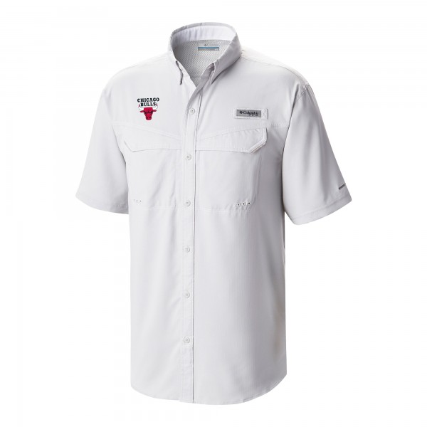 Рубашка с коротким рукавом Chicago Bulls Columbia White Omni-Wick Low Drag Offshore