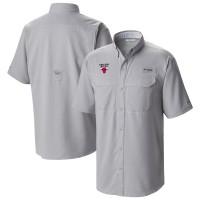 Рубашка с коротким рукавом Chicago Bulls Columbia Gray Omni-Wick Low Drag Offshore