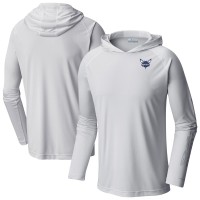 Футболка с длинным рукавом с капюшоном Charlotte Hornets Columbia White Terminal Tackle
