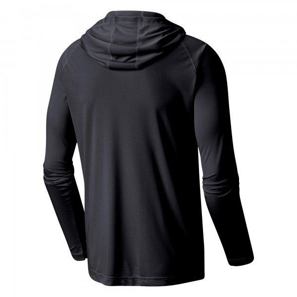 Футболка с длинным рукавом с капюшоном Atlanta Hawks Columbia Black Terminal Tackle