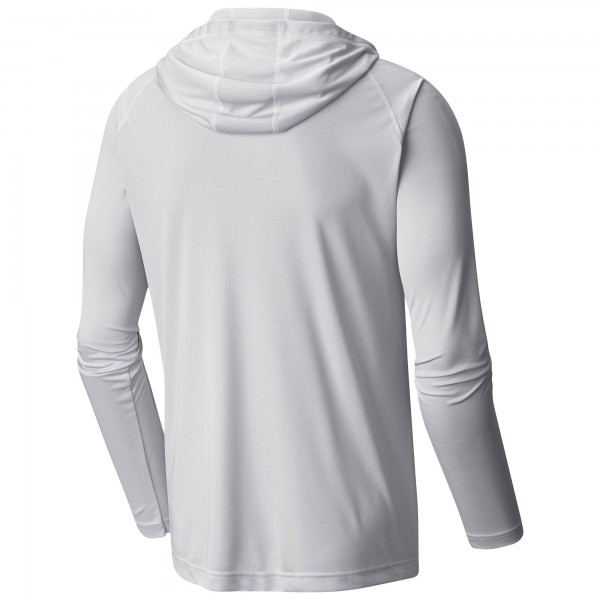 Футболка с длинным рукавом с капюшоном Atlanta Hawks Columbia White Terminal Tackle