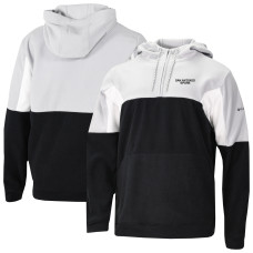 Толстовка San Antonio Spurs Columbia Black Lodge Quarter-Zip