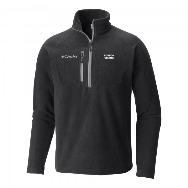 Кофта на короткой молнии Boston Celtics Columbia Fast Trek III Fleece - Black