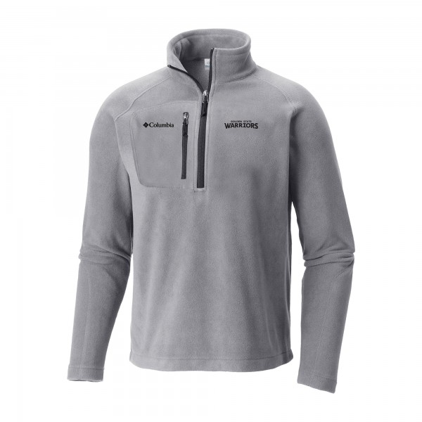 Кофта на короткой молнии Golden State Warriors Columbia Fast Trek III Fleece - Gray