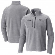 Brooklyn Nets Columbia Gray Fast Trek III Half-Zip Fleece Pullover