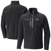 Toronto Raptors Columbia Black Fast Trek III Half-Zip Fleece Pullover