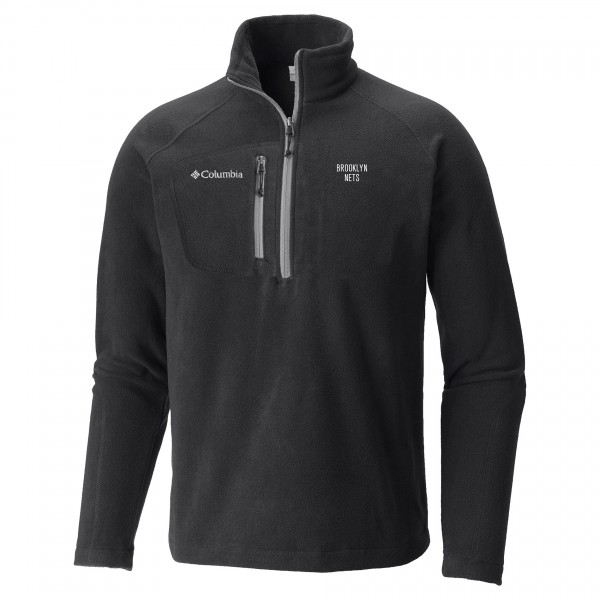 Кофта на короткой молнии Brooklyn Nets Columbia Fast Trek III Fleece - Black