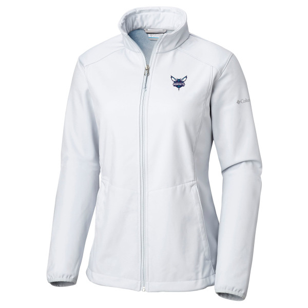 Женская куртка Charlotte Hornets Columbia White Kruser Ridge II Softshell Full-Zip