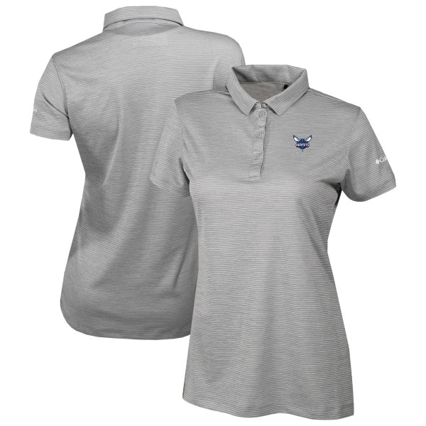 Женская поло Charlotte Hornets Columbia Gray Omni-Wick Set II