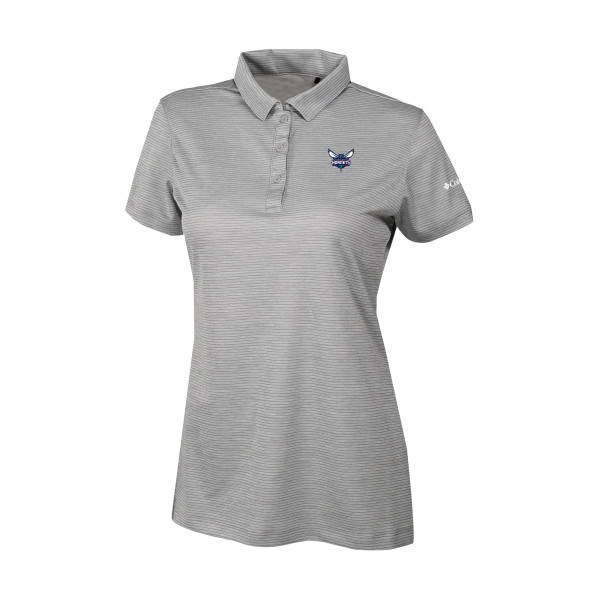 Женская поло Charlotte Hornets Columbia Gray Omni-Wick Set II