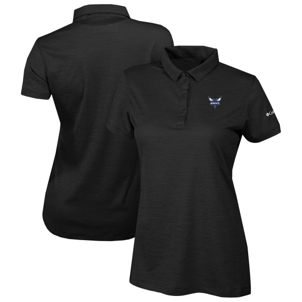 Женская поло Charlotte Hornets Columbia Black Omni-Wick Set II