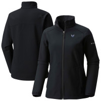 Женская куртка Charlotte Hornets Columbia Black Kruser Ridge III Softshell