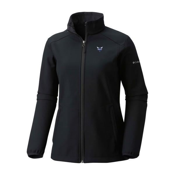 Женская куртка Charlotte Hornets Columbia Black Kruser Ridge III Softshell