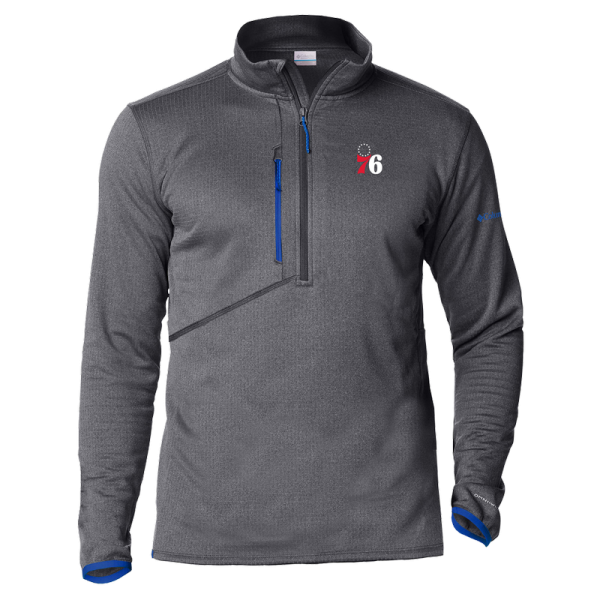 Пуловер Philadelphia 76ers Columbia Blue Park View Fleece