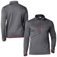 Кофта на короткой молнии Miami Heat Columbia Red Park View Fleece