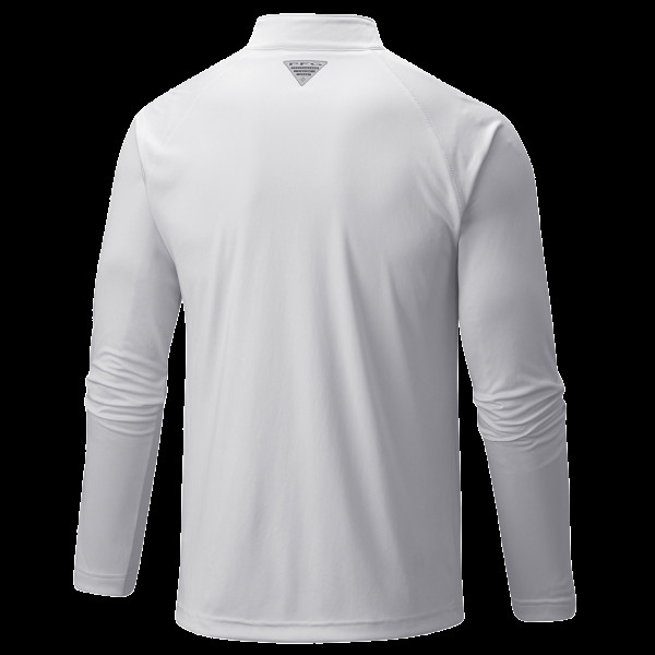 Indiana Pacers Columbia White PFG Terminal Tackle Quarter-Zip Top
