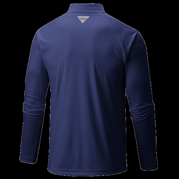 Indiana Pacers Columbia Navy PFG Terminal Tackle Quarter-Zip Top