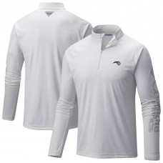 Orlando Magic Columbia White PFG Terminal Tackle Quarter-Zip Top