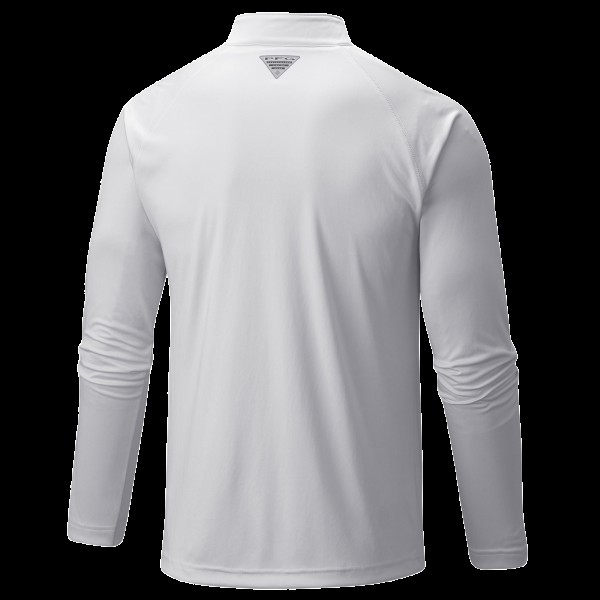 Кофта на короткой молнии Miami Heat Columbia White PFG Terminal Tackle