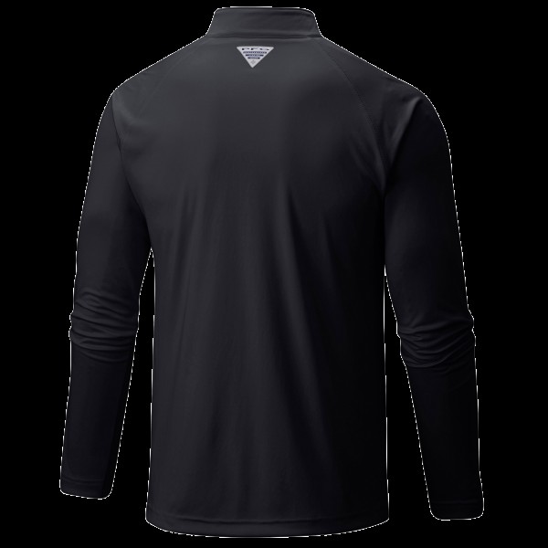 Milwaukee Bucks Columbia Black PFG Terminal Tackle Quarter-Zip Top