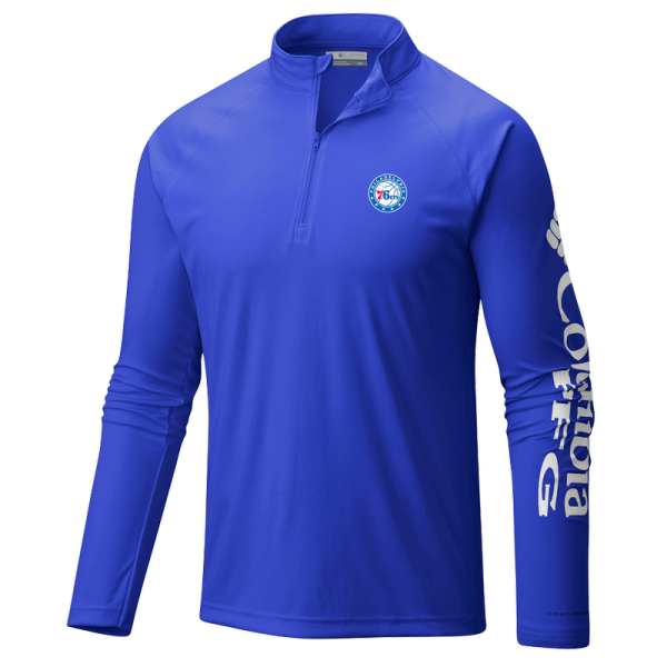Пуловер Philadelphia 76ers Columbia Blue PFG Terminal Tackle