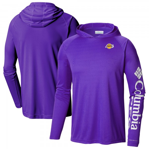 Толстовка Los Angeles Lakers Columbia PFG Super Terminal Tackle - Purple