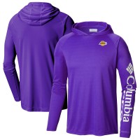 Толстовка Los Angeles Lakers Columbia PFG Super Terminal Tackle - Purple
