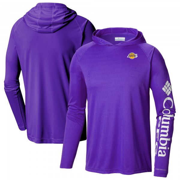 Толстовка Los Angeles Lakers Columbia PFG Super Terminal Tackle - Purple