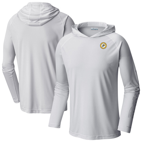 Indiana Pacers Columbia White PFG Super Terminal Tackle Hoodie