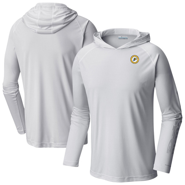 Indiana Pacers Columbia White PFG Super Terminal Tackle Hoodie
