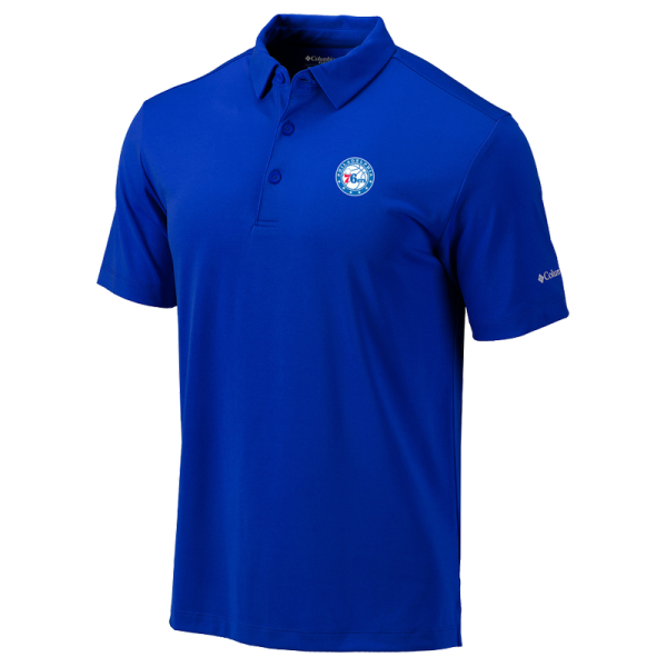 Поло Philadelphia 76ers Columbia Blue Omni-Wick Drive