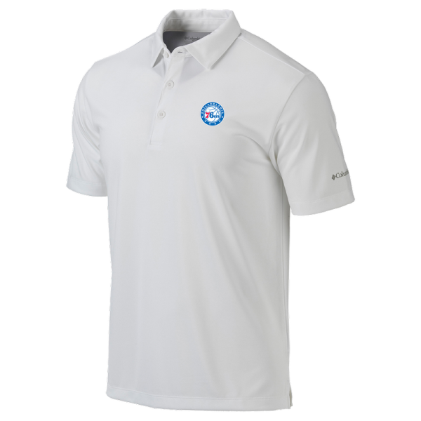 Поло Philadelphia 76ers Columbia White Omni-Wick Drive