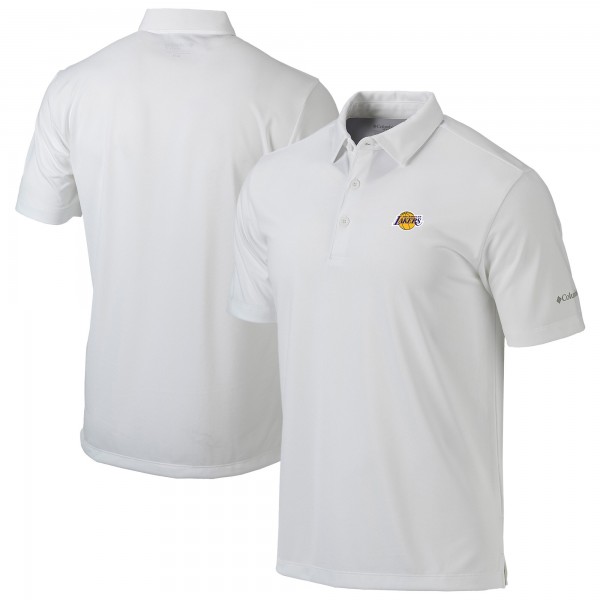 Поло Los Angeles Lakers Columbia Omni-Wick Drive - White