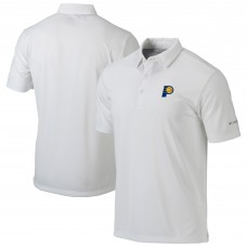 Indiana Pacers Columbia White Omni-Wick Drive Polo