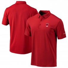 Miami Heat Columbia Red Omni-Wick Drive Polo
