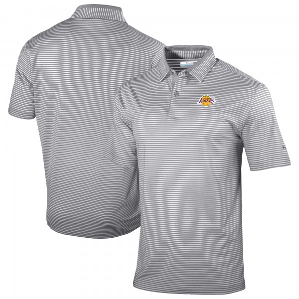 Поло Los Angeles Lakers Columbia Omni-Wick Golden Hills - Gray