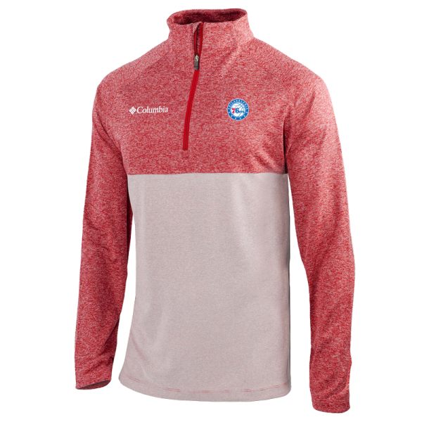 Пуловер Philadelphia 76ers Columbia Red Omni-Wick Rockin' It