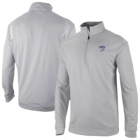 Кофта на короткой молнии Oklahoma City Thunder Columbia Gray Oakland Downs Omni-Wick
