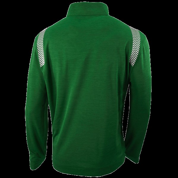 Milwaukee Bucks Columbia Green Oakland Downs Omni-Wick Quarter-Zip Top