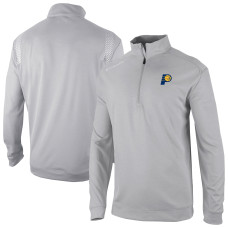 Indiana Pacers Columbia Gray Oakland Downs Omni-Wick Quarter-Zip Top
