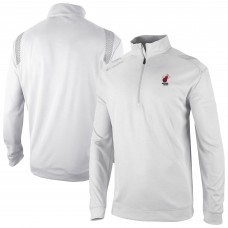 Miami Heat Columbia White Oakland Downs Omni-Wick Quarter-Zip Top
