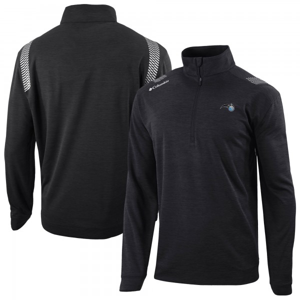 Orlando Magic Columbia Black Oakland Downs Omni-Wick Quarter-Zip Top